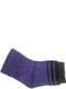 Шкарпетки фіолетові в смужку | 6425527 | фото 3