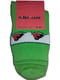 Шкарпетки салатового кольору з принтом | 6425554 | фото 2