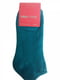 Шкарпетки короткі смарагдового кольору | 6425576 | фото 2