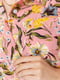 Блуза пудровая в цветочный принт | 6430703 | фото 5