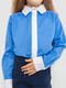 Блуза голубая | 6430711 | фото 2