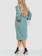 Платье А-силуэта оливковое | 6430945 | фото 4