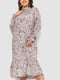 Платье А-силуэта цвета мокко | 6430980 | фото 2