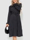 Сукня А-силуету чорна у горох | 6430995 | фото 2