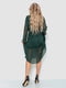 Сукня А-силуету смарагдова з візерунком | 6431010 | фото 4