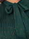 Сукня А-силуету смарагдова в горох | 6431018 | фото 5