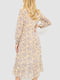 Платье А-силуэта желтое в принт | 6431043 | фото 4