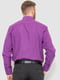 Рубашка фиолетовая в принтованную полоску | 6431069 | фото 4