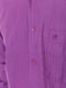 Сорочка фіолетова в смужку | 6431069 | фото 5
