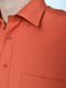 Рубашка терракотового цвета | 6431071 | фото 4