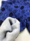 Штаны теплые синие с принтом | 6425833 | фото 2