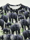 Футболка "Слони" різнокольорова в принт | 6425849 | фото 2