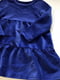 Сукня синя велюрова | 6426129 | фото 2