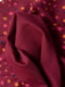 Сукня бордова з принтом | 6426574 | фото 2