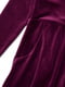 Платье фиолетовое велюровое | 6426576 | фото 3