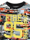 Реглан "Пожежні машини" різнобарвний в принт | 6427560 | фото 2