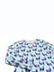 Нічна сорочка "Лами" блакитна в принт | 6427684 | фото 2