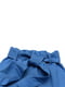 Шорти голубые джинсовые с поясом | 6427983 | фото 2
