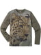 Реглан "Леопард" кольору хакі з принтом | 6428039
