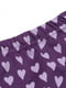 Легінси "Сердечка" фіолетові в принт | 6428354 | фото 2