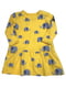 Сукня жовта з принтом | 6428419
