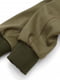 Штани кольору хакі з мікроначосом | 6428492 | фото 2