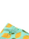 Леггинсы "Лимончики" ментолового цвета в принт | 6429320 | фото 2