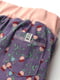 Штаны фиолетовые с цветочным принтом | 6429449 | фото 2
