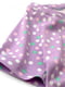 Нічна фіолетова сорочка в горошок | 6429484 | фото 2