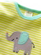Реглан "Слонёнок" салатового цвета с принтом | 6429681 | фото 2