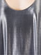 Платье А-силуэта серебристого цвета | 5082741 | фото 4