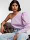 Блуза на одне плече фіолетова | 6431669 | фото 3