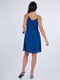 Платье А-силуэта синее | 6431819 | фото 2