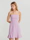 Сукня А-силуету лляна рожева | 6431891 | фото 3