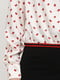 Блуза бежевая с принтом | 6431938 | фото 4