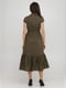 Сукня А-силуету зелена | 6431942 | фото 2