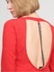 Платье-футляр красное с открытой спиной | 6431982 | фото 4