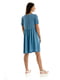 Сукня вишита блакитна з квітковою вишивкою | 6432026 | фото 2