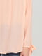 Блуза персикового цвета | 6432027 | фото 4