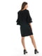Сукня А-силуету чорна з подвійним воланом | 6432029 | фото 2