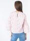 Блуза рожева з принтом | 6432085 | фото 2