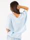 Блуза блакитна в смужку | 6432100 | фото 2