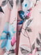 Блуза розовая в цветочный принт | 6432144 | фото 5