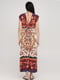 Сукня А-силуету різнокольорова з орнаментом | 6432220 | фото 2