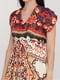 Платье А-силуэта разноцветное с орнаментом | 6432220 | фото 3