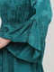 Платье А-силуэта изумрудного цвета | 6432269 | фото 4