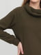 Сукня-светр кольору хакі | 6432272 | фото 4