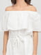 Сукня А-силуету біла з відкритою спиною | 6432298 | фото 3
