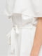 Платье А-силуэта белое с открытой спиной | 6432298 | фото 4