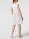 Сукня А-силуету молочного кольору з вишивкою | 6432343 | фото 2